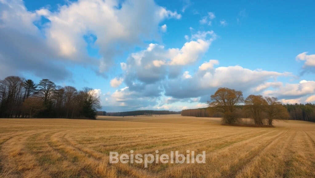 Acker Wald Beispiel