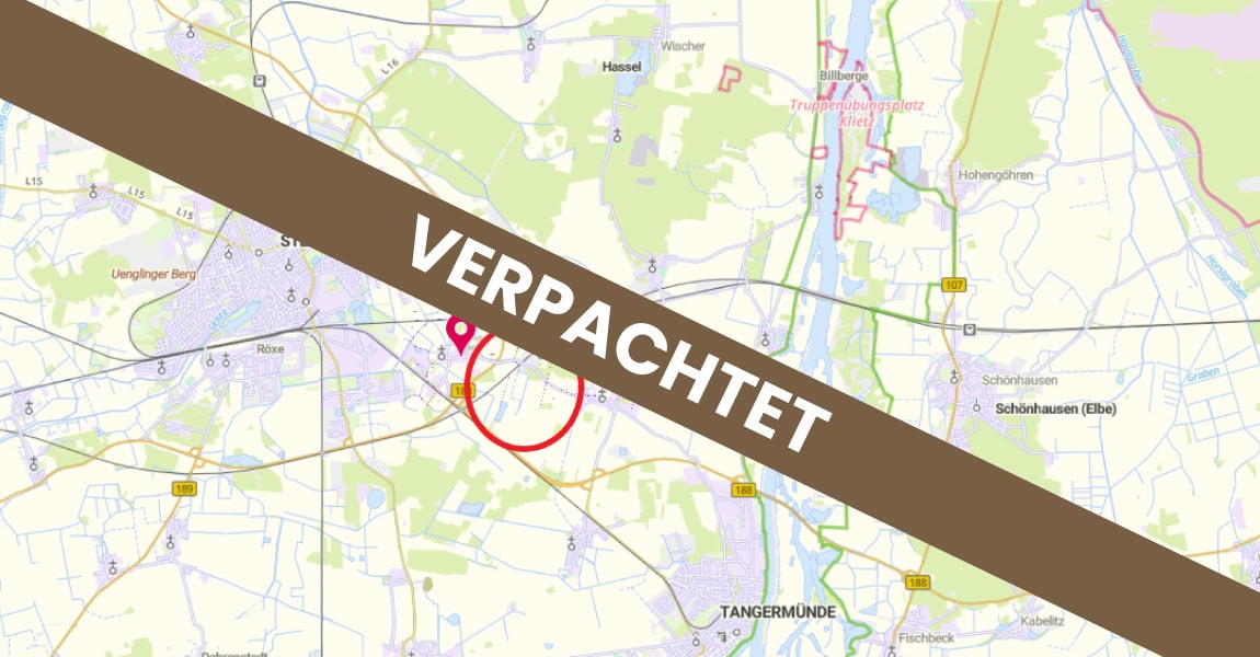 Acker Stendal verpachtet