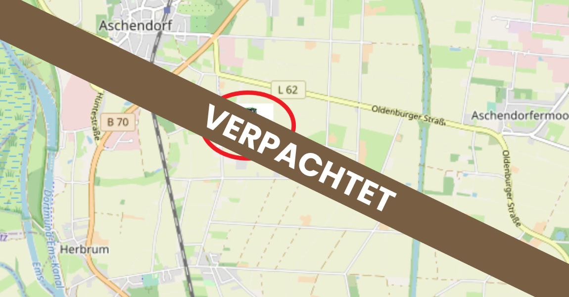 Aschendorf Acker verpachtet