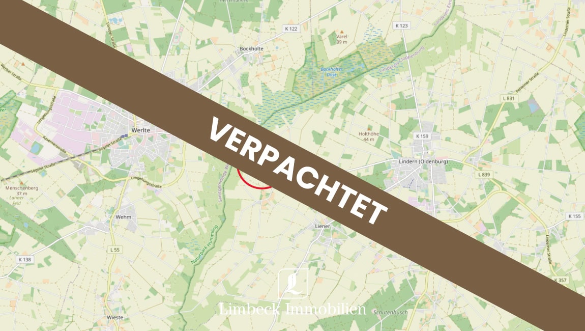 Fläche Lindern verpachtet